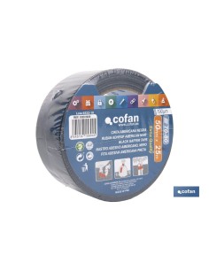 CINTA AMERICANA NEGRA 190 MICRAS 50 MM X 25 M