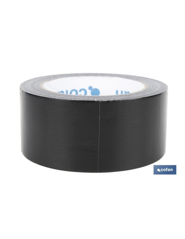CINTA AMERICANA NEGRA 190 MICRAS 50 MM X 25 M