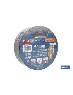 CINTA AMERICANA NEGRA 190 MICRAS 50 MM X 50 M