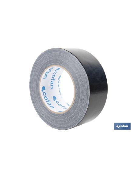 CINTA AMERICANA NEGRA 190 MICRAS 50 MM X 50 M