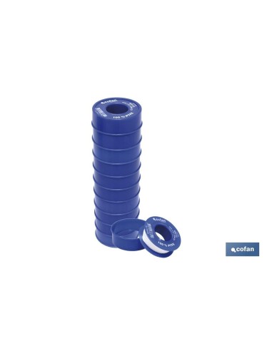 ROLLO 12 MTS CINTA PTFE DE 12mm X 0,10mm