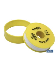 ROLLO 50 MTS CINTA PTFE DE 19mm X 0,10mm 2