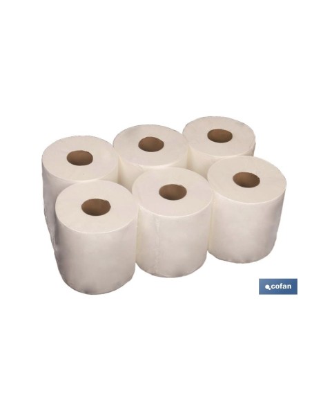 PAPEL SECAMANOS ECOLÓGICO 115 MTS (6 ROLLOS)