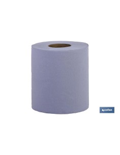 PAPEL SECAMANOS RECICLADO AZUL 90MTS (6ROLLOS) 2