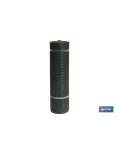 MALLA PLAST. CUADRADA JARDIN 10mm VERDE 1x25m 2