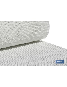 MALLA PLAST. CUADRADA JARDIN 10mm BLANCO 1x25m