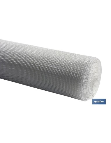MALLA PLAST. CUADRADA JARDIN 10mm BLANCO 1x25m