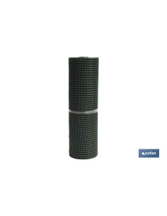 MALLA PLAST. CUADRADA JARDIN 20mm VERDE 1x25m 2