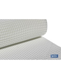 MALLA PLAST. CUADRADA JARDIN 20mm BLANCO 1x25m