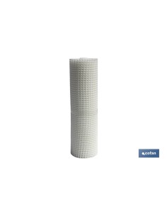 MALLA PLAST. CUADRADA JARDIN 20mm BLANCO 1x25m 2