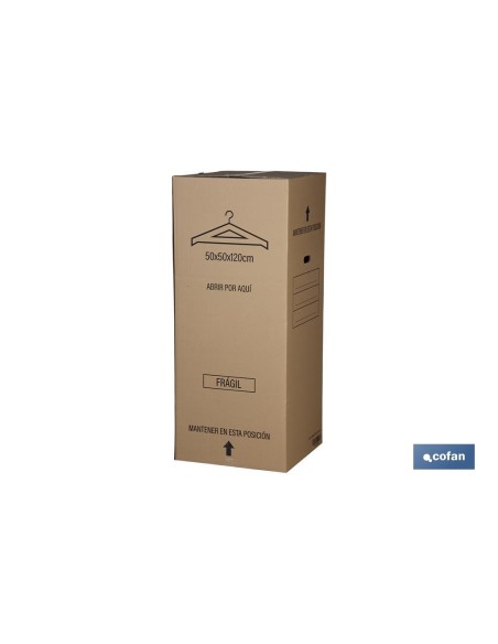 CAJA ARMARIO 50X50X120 CM Venta unitaria