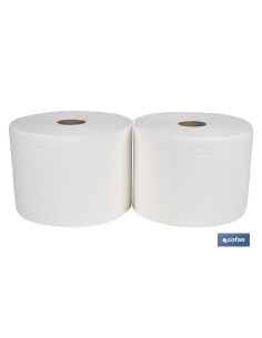 BOBINA CELULOSA EXTRA-LAMINADA VIRGEN 2 CAPAS 3K. 287 MT(2ROLLOS).