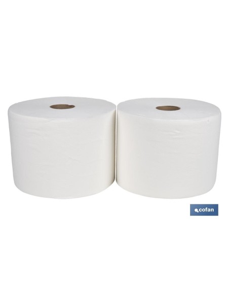 BOBINA CELULOSA EXTRA-LAMINADA VIRGEN 2 CAPAS 3K. 287 MT(2ROLLOS).