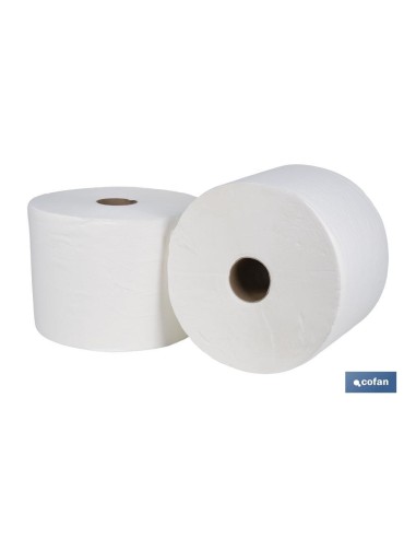 BOBINA CELULOSA EXTRA-LAMINADA VIRGEN 2 CAPAS 3K. 287 MT(2ROLLOS).