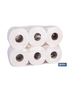 PAPEL SECAMANOS VIRGEN EXTRALAMINADO DE 2 CAPAS 90 M (6 ROLLOS) 2