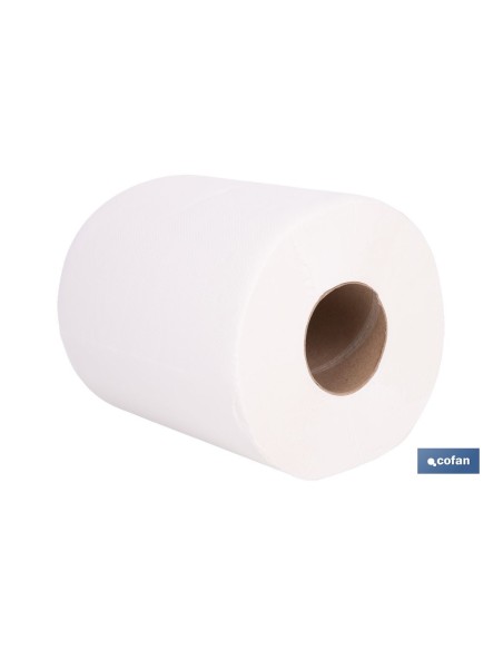 PAPEL SECAMANOS VIRGEN EXTRALAMINADO DE 2 CAPAS 90 M (6 ROLLOS)