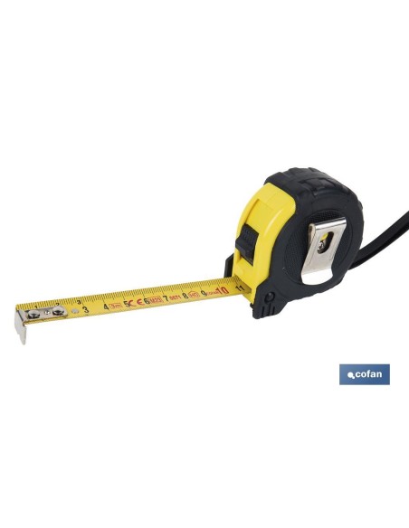 FLEXÓMETRO PROTEC. GOMA 16 MM X 3 M