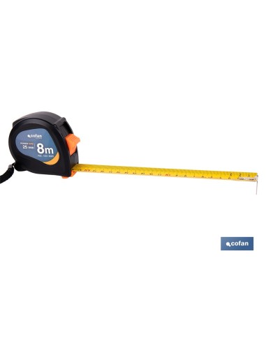 FLEXÓMETRO ANTIDESLIZANTE 25 MM X 8 M