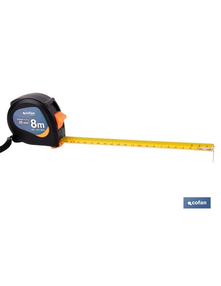 FLEXÓMETRO ANTIDESLIZANTE 25 MM X 8 M