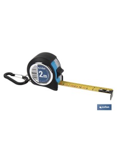 FLEXÓMETRO STANDARD + MOSQUETÓN 16 MM X 2 M 2