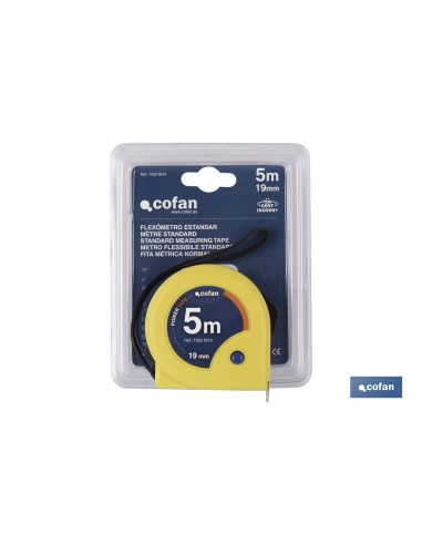 FLEXÓMETRO 19 MM X 5 M