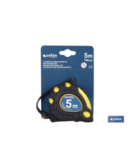 FLEXÓMETRO MAGNÉTICO 19 MM X 5 M