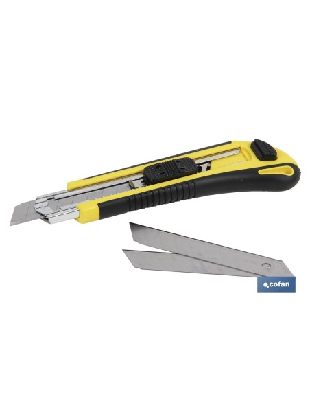 CUTTER CUCHILLA INTERCAMBIABLE (18 MM)