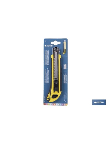 CUTTER CUCHILLA INTERCAMBIABLE (18 MM)