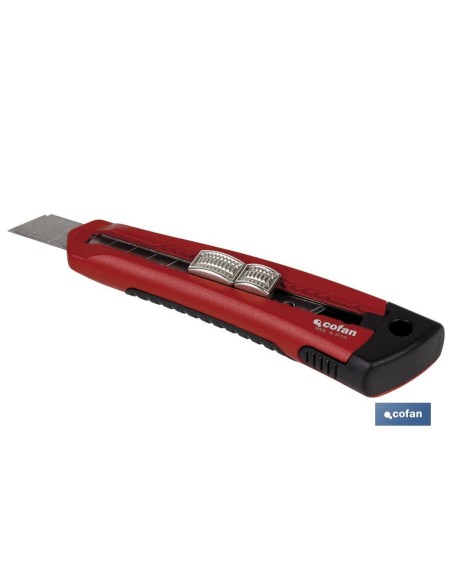 CUTTER HOJA PARTIBLE 18MM CUERPO ZAMAK