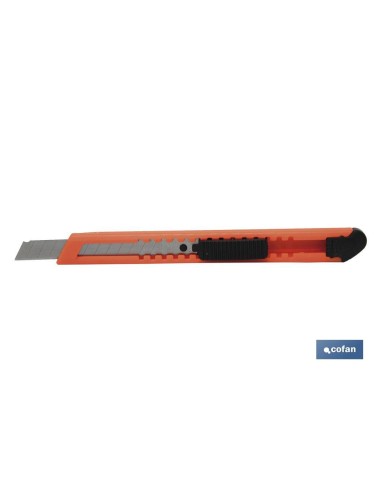 PACK 3 CUTTERS ABS EN BLISTER HOJA 9 MM