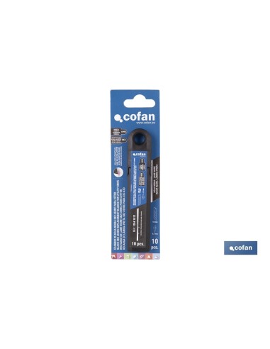 RECAMBIO 10 UDS. HOJA NEGRA SK2 65HRC PARA CÚTER 18 X 100 X 0,7 MM