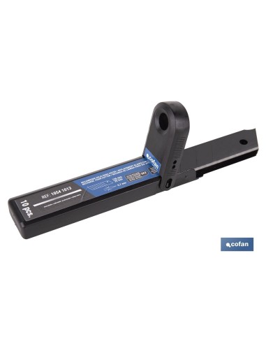 RECAMBIO 10 UDS. HOJA NEGRA SK2 65HRC PARA CÚTER 25 X 126 X 0,7 MM