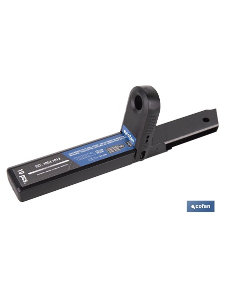 RECAMBIO 10 UDS. HOJA NEGRA SK2 65HRC PARA CÚTER 25 X 126 X 0,7 MM