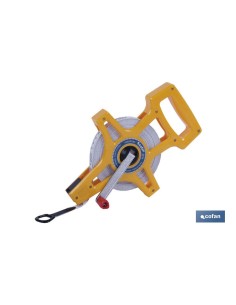 CINTA MÉTRICA FIBRA VIDRIO CON MANGO 50 M