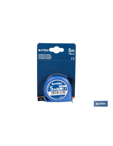 FLEXÓMETRO ESTÁNDAR 19 MM X 5 M