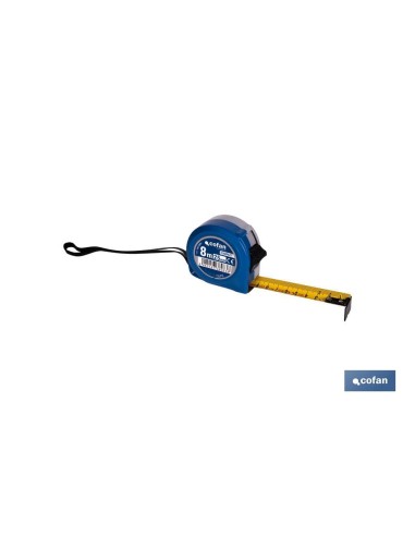 FLEXÓMETRO ESTÁNDAR 25 MM X 8 M