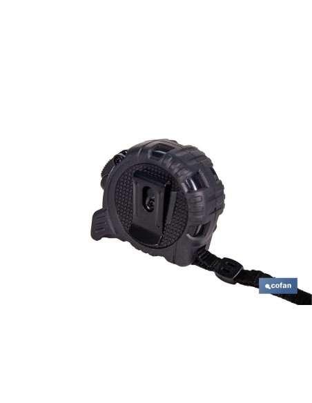 FLEXÓMETRO HOJA NEGRA DOBLE CARA 16 MM X 3 M