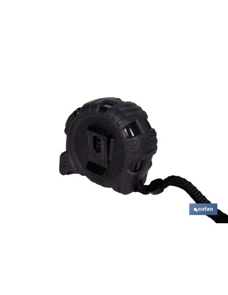 FLEXÓMETRO HOJA NEGRA DOBLE CARA 19 MM X 3 M