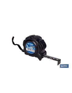 FLEXÓMETRO HOJA NEGRA DOBLE CARA 19 MM X 5 M 2