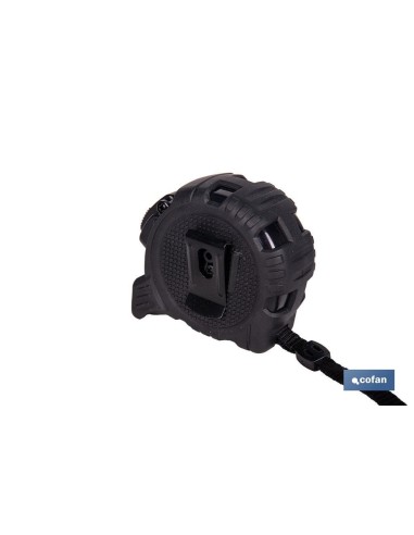 FLEXÓMETRO HOJA NEGRA DOBLE CARA 19 MM X 5 M