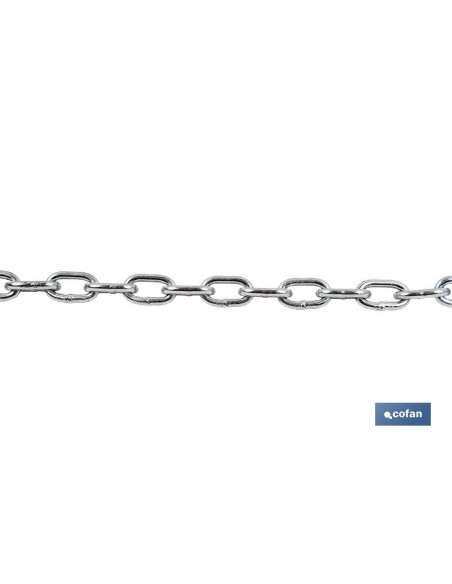 CADENA CINCADA DE 6 MM. (32 M.)