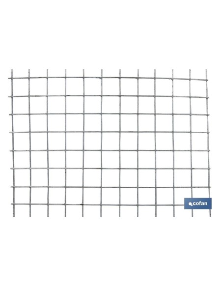 MALLA ELECTROSOLDADA GALV.13X13X0,9mm (0,6x25m)