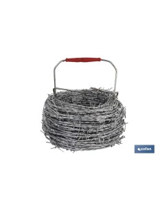 ALAMBRE DE ESPINO GALVANIZADO 1,7mm X 50m