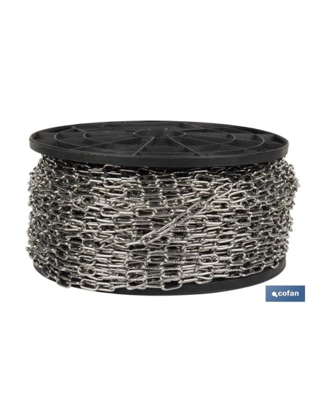 CADENA CALIBRADA DIN 766 M4 INOX A4 (METRO)