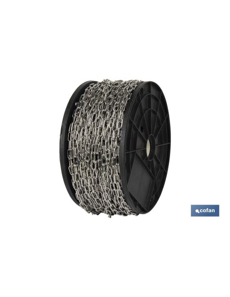 CADENA CALIBRADA DIN 766 M4 INOX A4 (METRO)