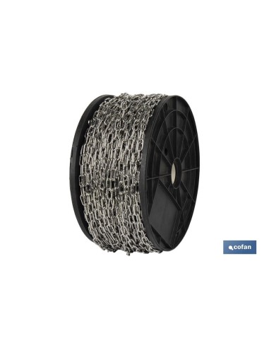 CADENA CALIBRADA DIN 766 M5 INOX A4 (METRO)