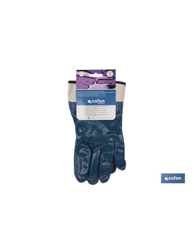 GUANTE AMERICANO NITRILO AZUL TALLA 10