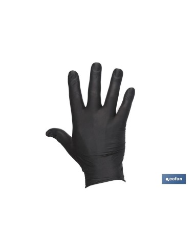CAJA 100 UNDS. GUANTES DE NITRILO NEGRO T - XL