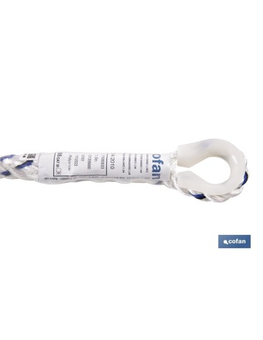 CUERDA DE SEGURIDAD P/ARNES 1,5 MTS.