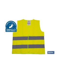 CHALECO AMARILLO REFLECTANTE P/NIÑOS